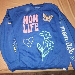 Krista Horton x Slyfox Royal Blue Mom Life Sweatshirt XL